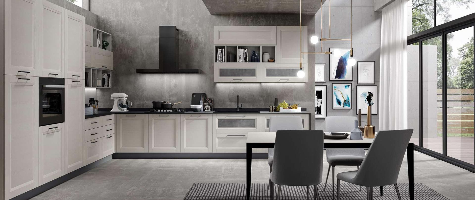 Mobili Da Cucina Grigio Chiaro